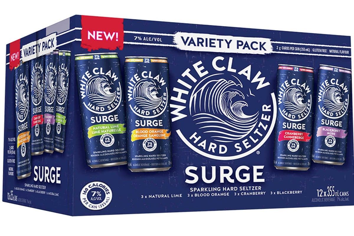 white claw surge variety pack 12 CANS (12 x 355 ml)