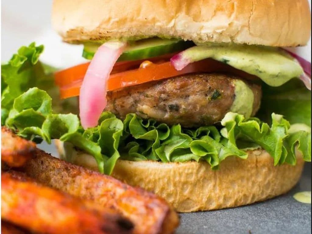 Chicken Seekh Burger
