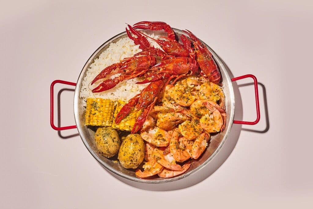 Seau de Crevettes et Écrevisses / Shrimps and Crawfish Bucket