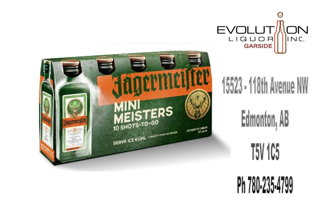 Jagermeister Herbal Liqueur 0020G (10 x 20ml Glass Bottle)