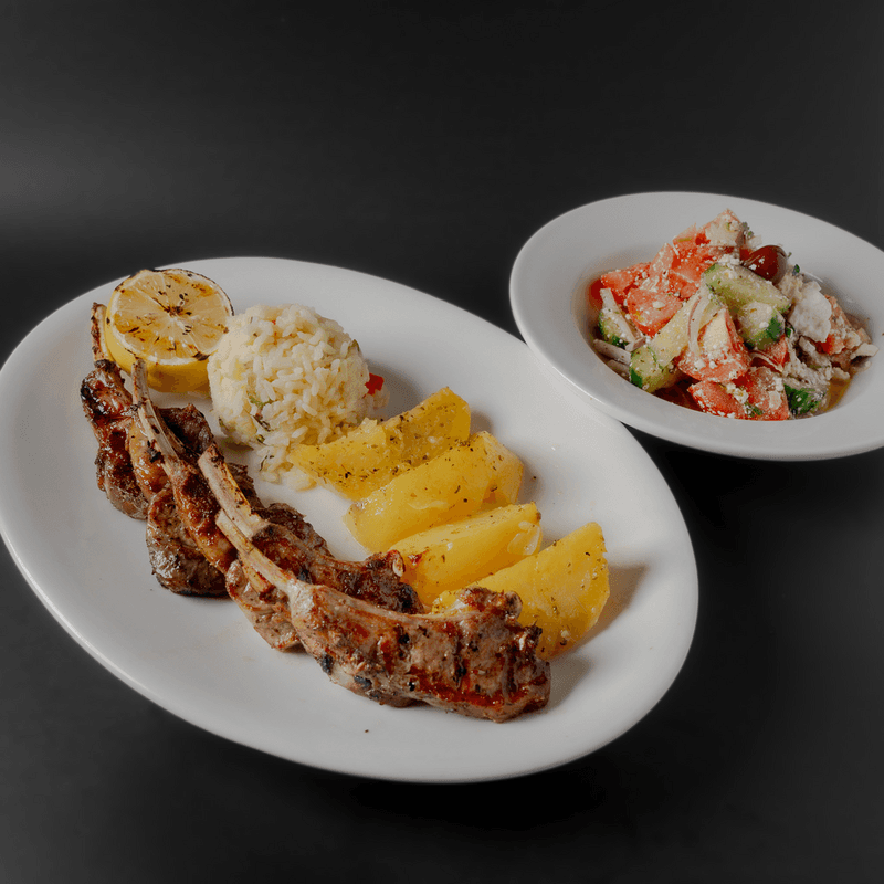 Cotelette D'agneau Assiettes / Lamb Chop Plate