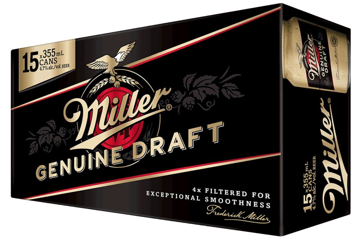 Miller Genuine Draft (15 Cans)