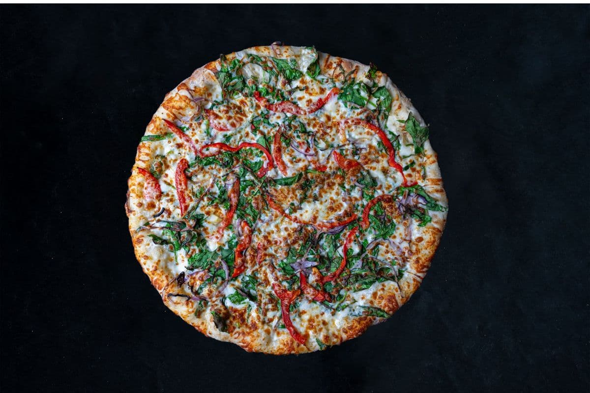 14" Large Spinach Alfredo Pizza
