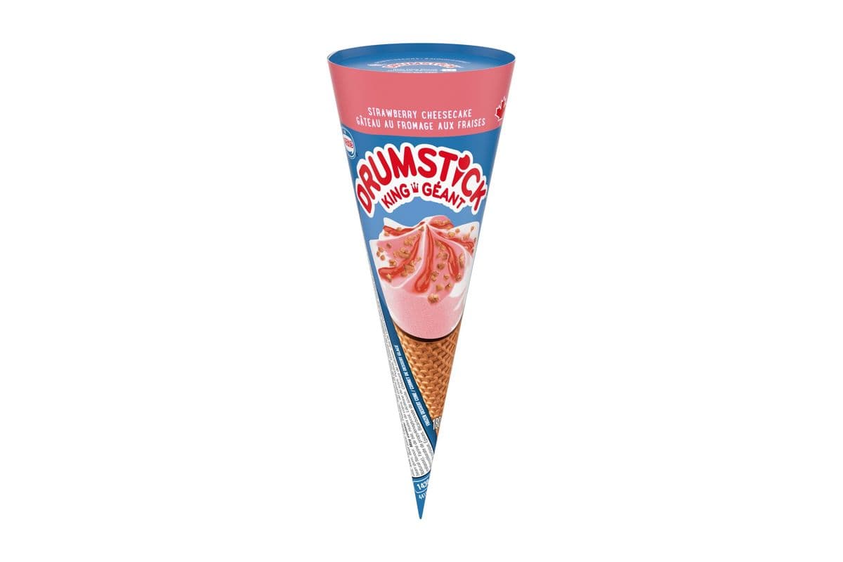 Drumstick GFrom fraises (180ml) 77679 / Drumstick Strawberry Cheesecake (180ml) 77679