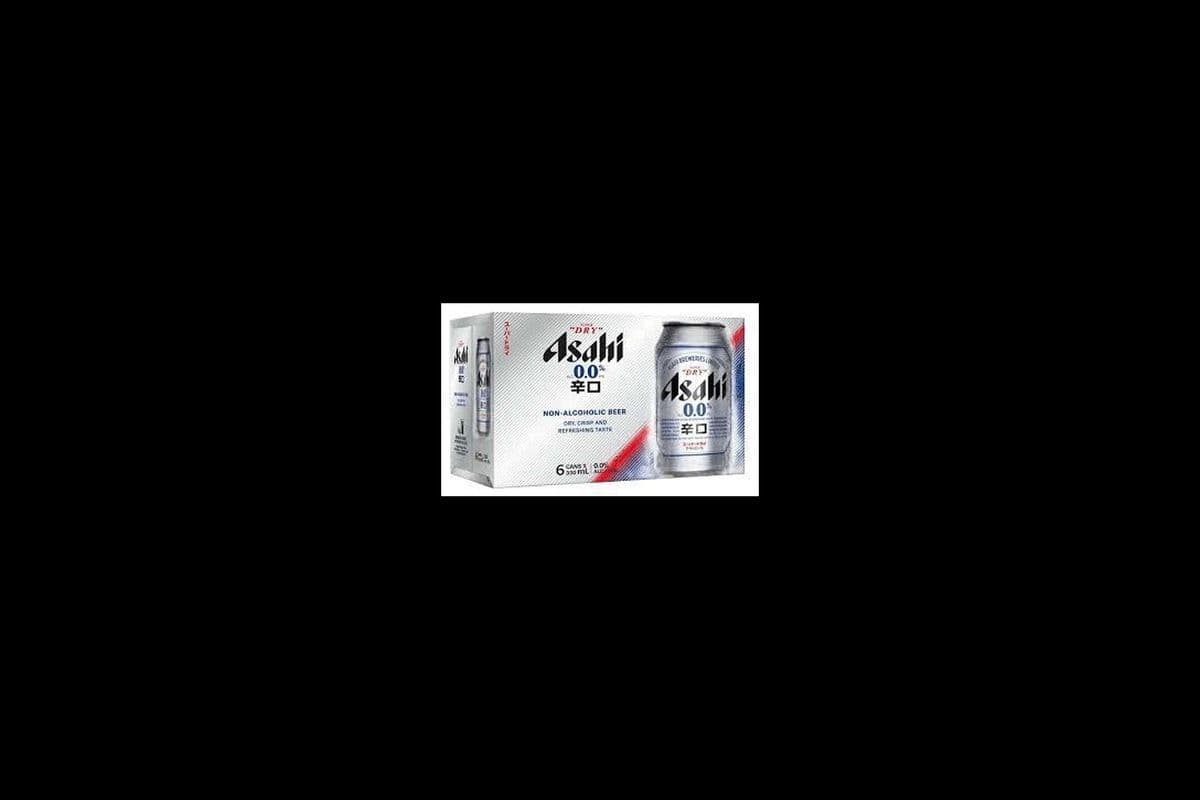 ASAHI SUPER DRY 0.0% (330 ML) 6 cans (330ml)