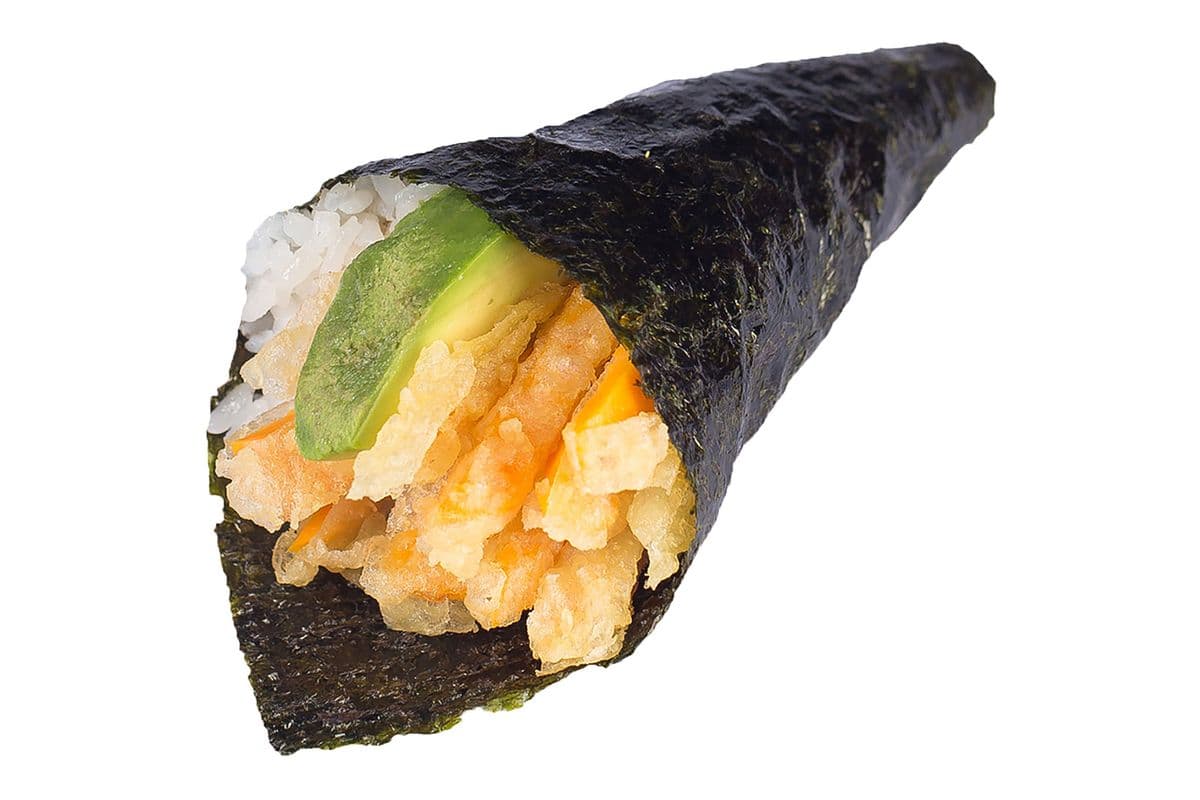 Yam and Avocado Hand Roll (1 pc)
