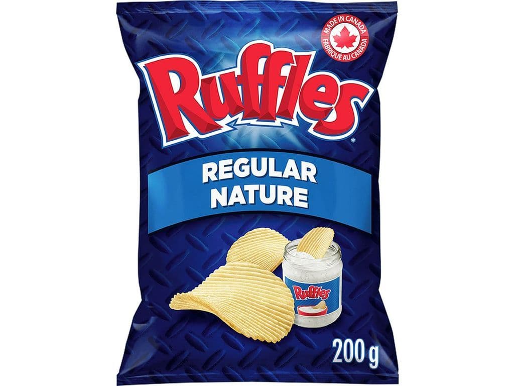 Ruffles Regular Salted Potato Chips 200g