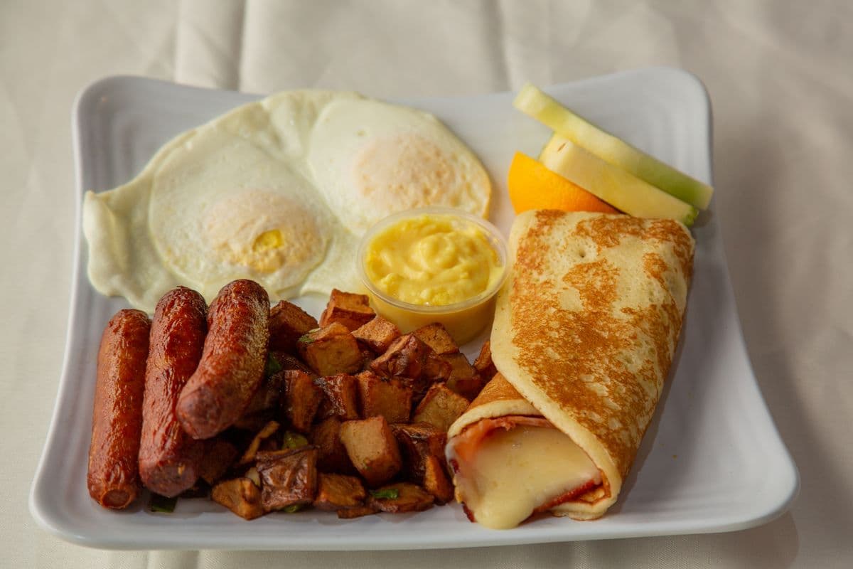 Bénédictine jambon et fromage suisse /Benedict Ham and Swiss Cheese