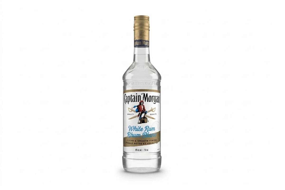 Captain Morgan White Rum (1 x 750 ml)