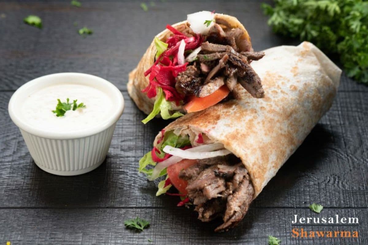 Beef Shawarma Wrap Combo