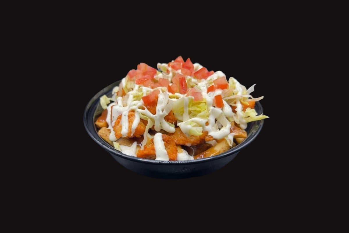 Buffalo Chicken Ranch Poutine