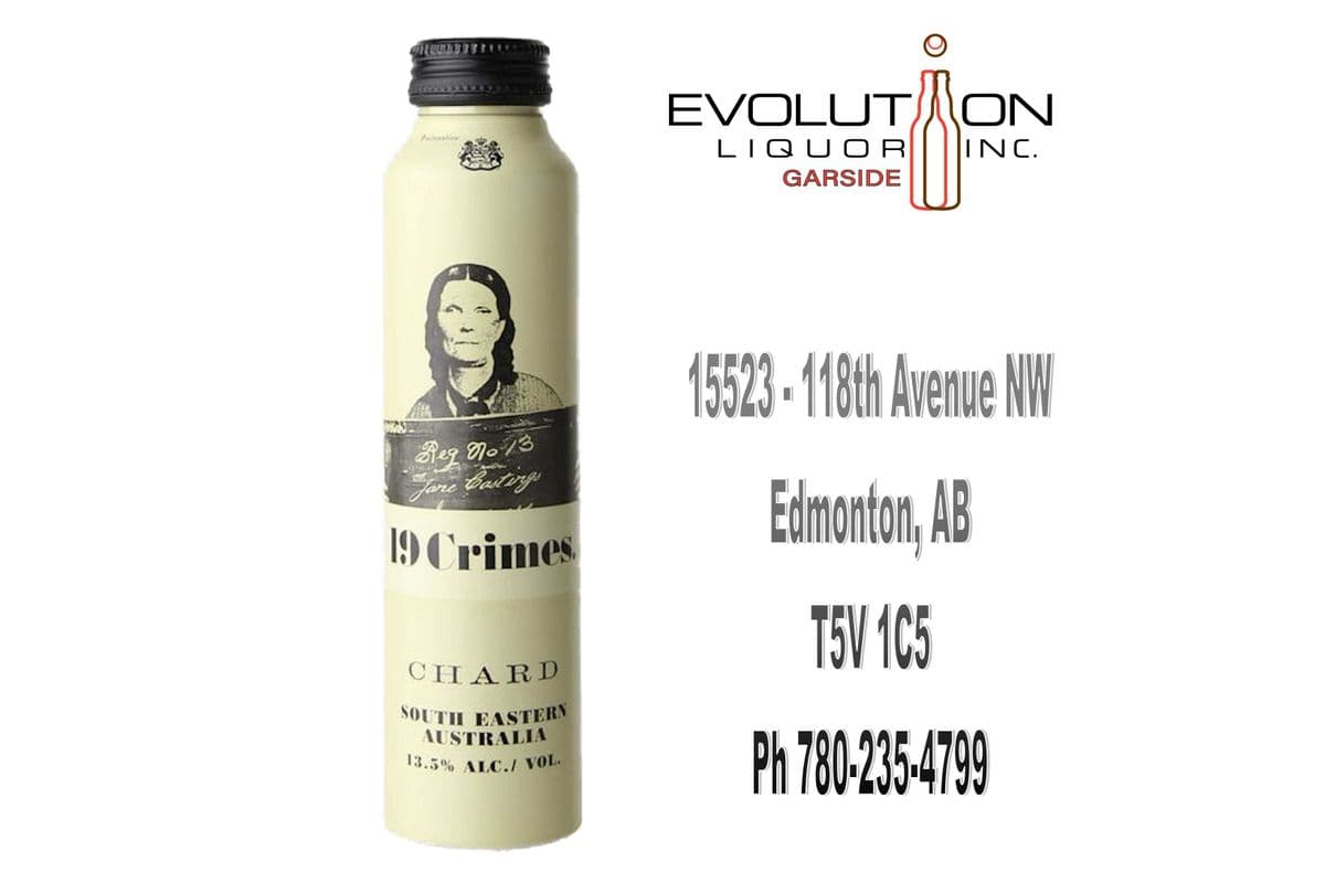 19 Crimes Hard Chardonnay 0375A (1 x 375ml Aluminum Bottle)