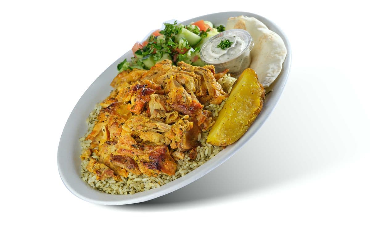 6. Chicken Shawarma Plate (Regular )