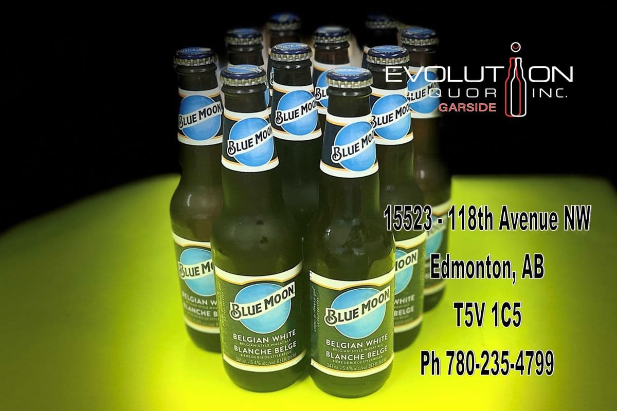 Blue Moon Belgian White Wheat Ale G341-10 (10 x 341ml Glass Bottle)
