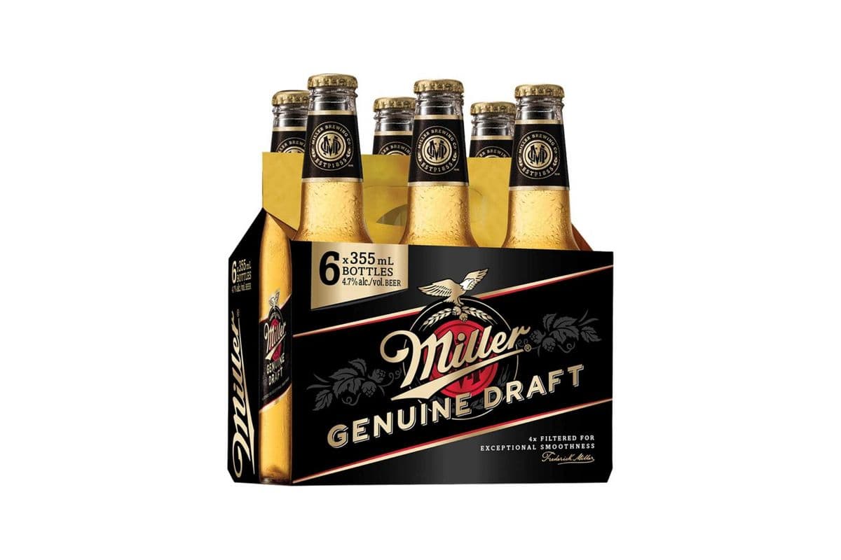 Miller Genuine Draft (6 x 355ml)