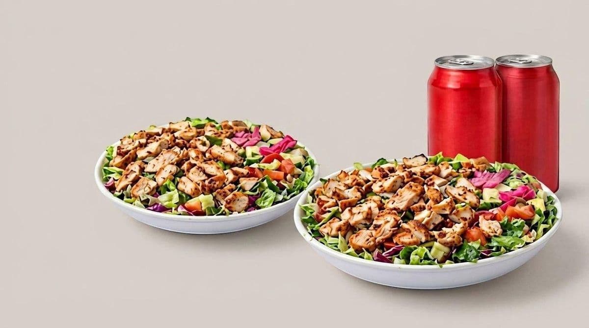 Trio #18 - Deux salades protéinées + 2 breuvages