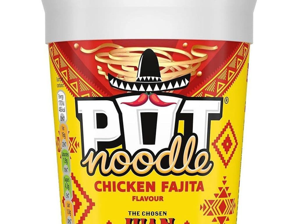Pot Noodle Chicken Fajita Instant Cup UK 90g