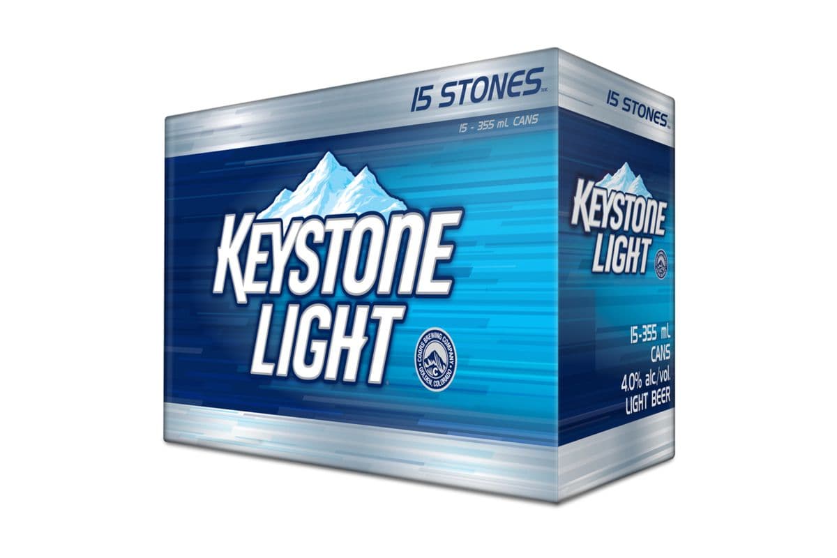 Keystone Light (15 Cans) (1 x 355 ml)