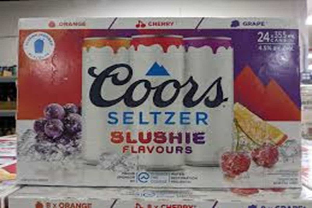 COORS SELTZER SLUSHIE MIXER PACK 24 (24 x 355 ML)