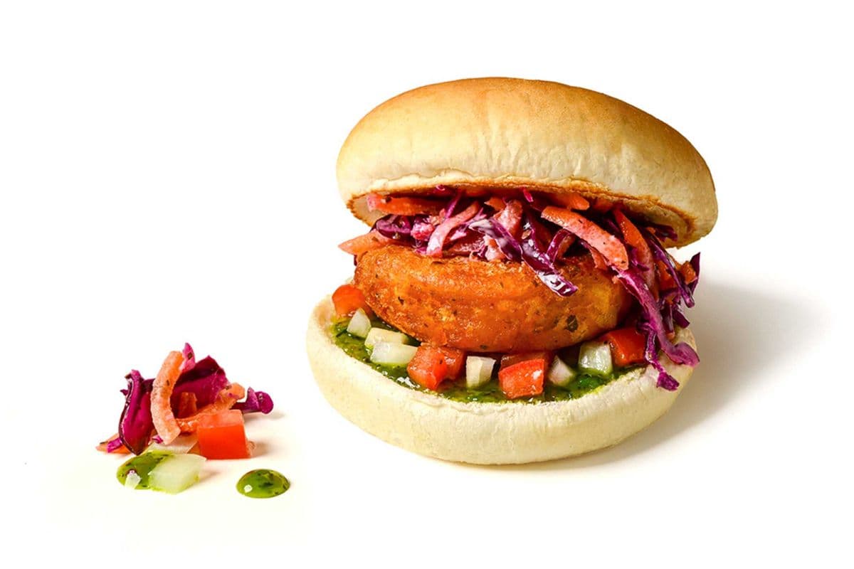 Aloo Tikki Burger (376 Cal)