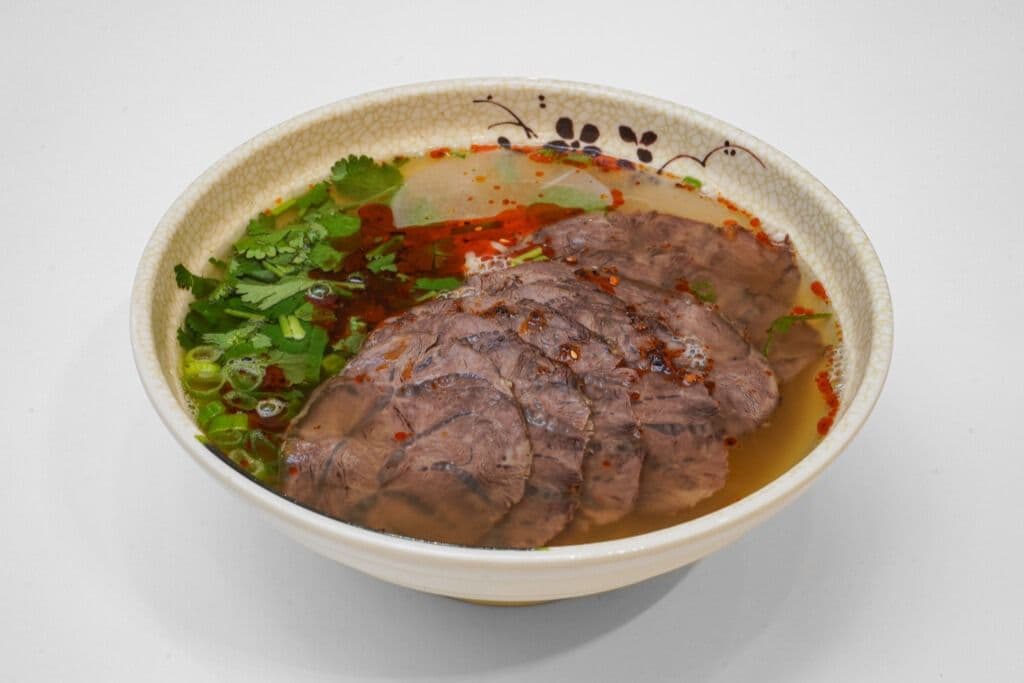 Traditional Lanzhou Beef Noodle Soup