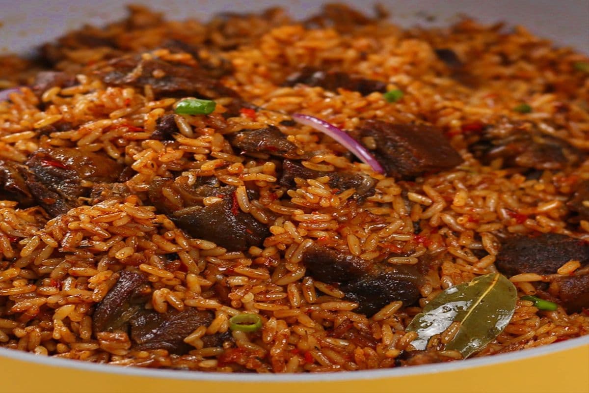 Jollof Rice with Turkey