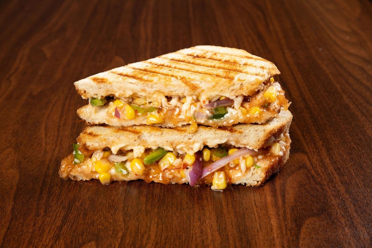 Sweet-and-Spicy Corn Melt Sandwich