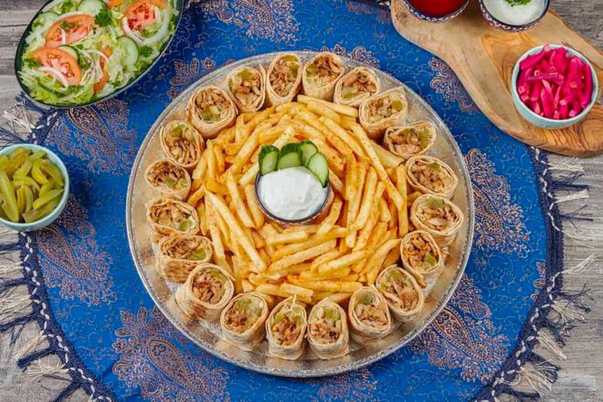 Beef Shawarma Saj Family Feast