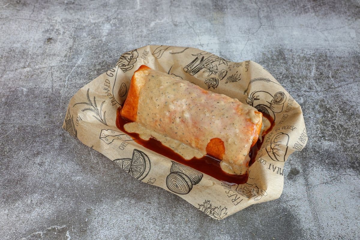 Beans and Veggies Enchilada Combo