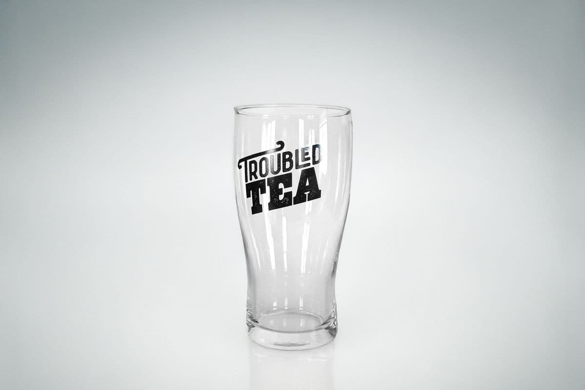 20oz Troubled Tea Glass