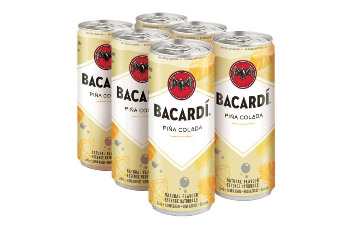 Bacardi Pina Colada (6 x 355 ml Cans)