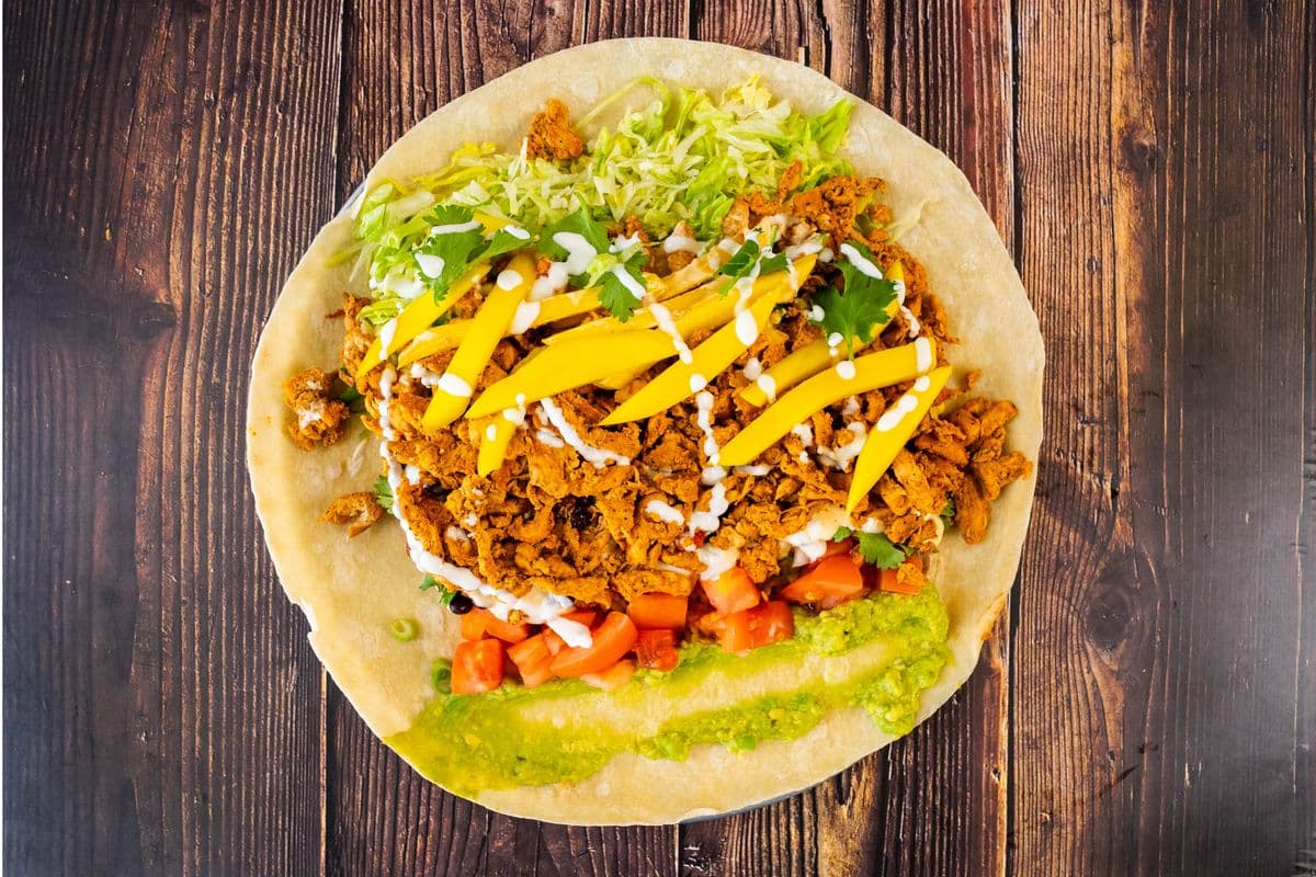 Mango Chicken Burrito