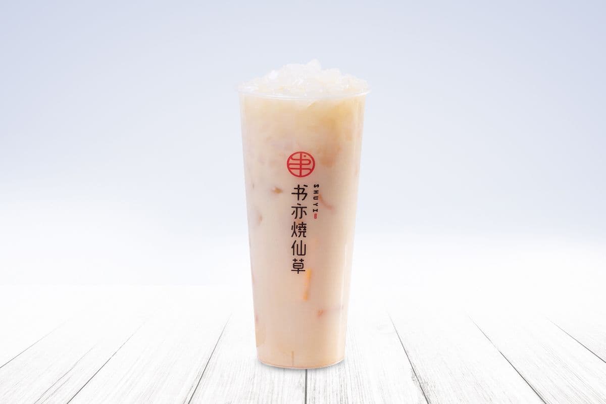 Coconut Jelly Milk Tea (Hot)