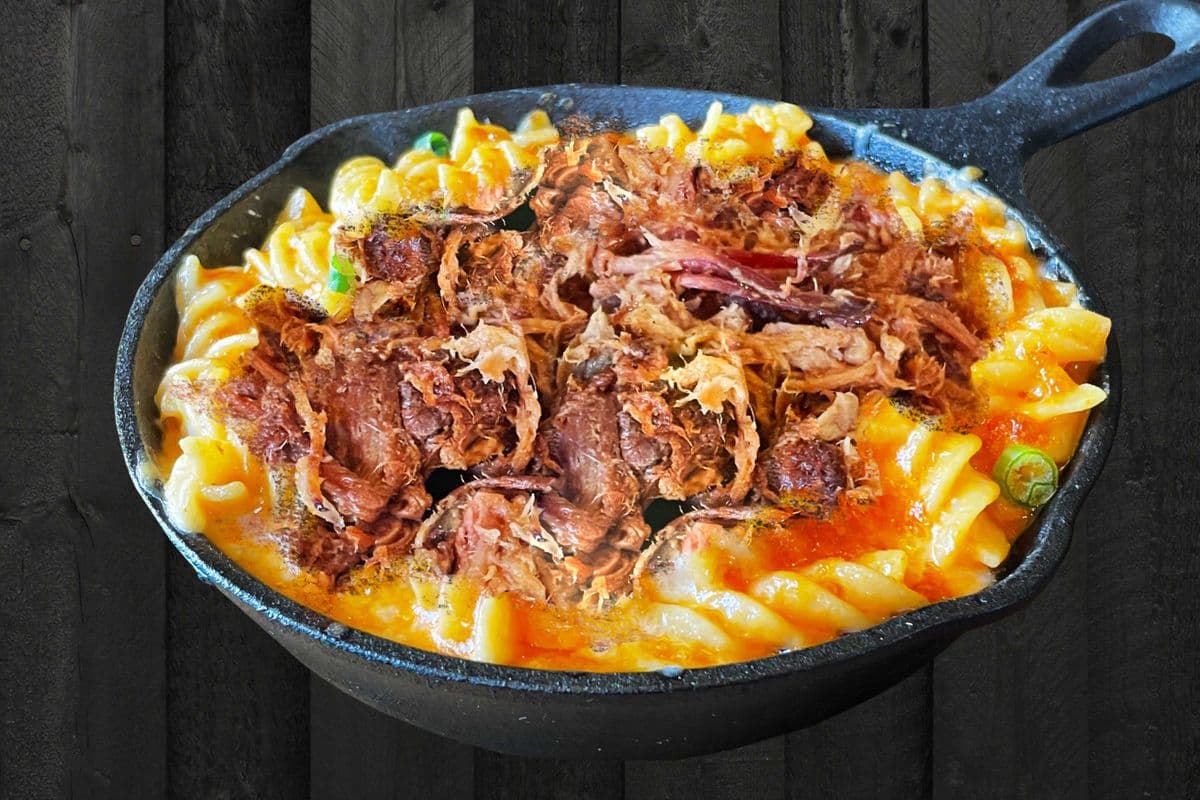 Mac et fromage au porc effiloché / Mac'N'Cheese Pulled Pork