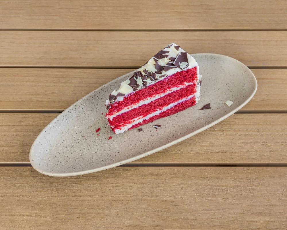 Red Velvet Cheesecake Slice