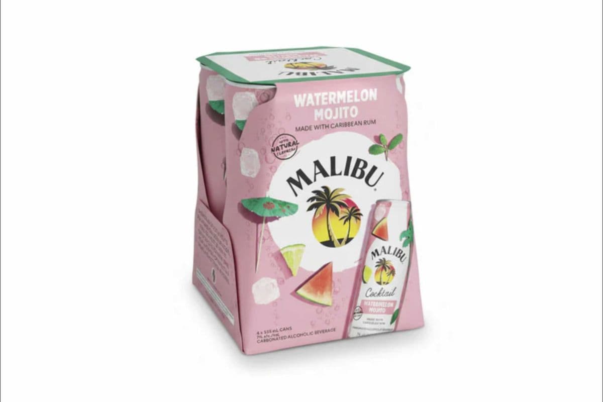 Malibu Cocktail Watermelon Mojito (4x355ml) (4 x 355ml)