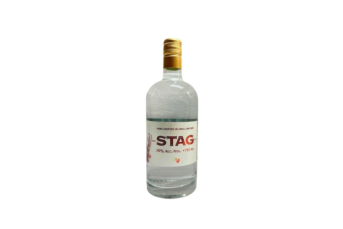 Stag 8x Distilled Vodka Raspberry 750ml (1 x 750ml)