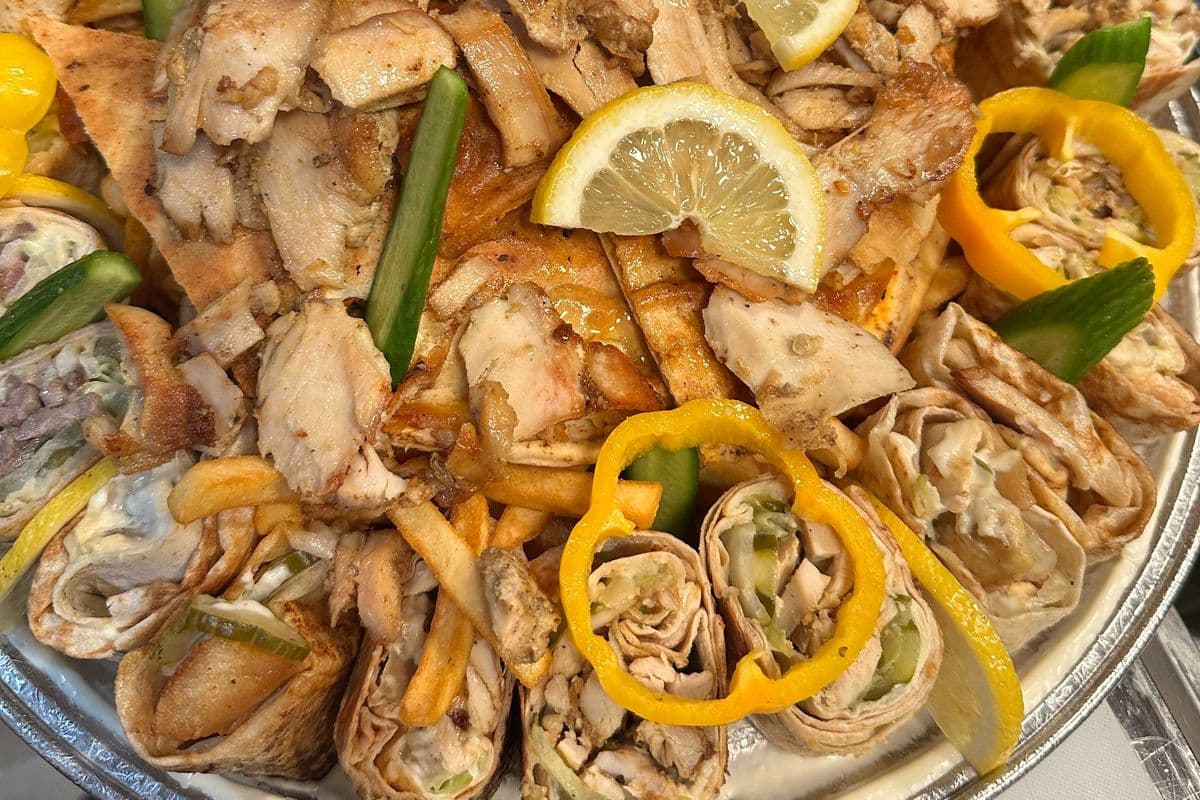 Chicken Saj Plate