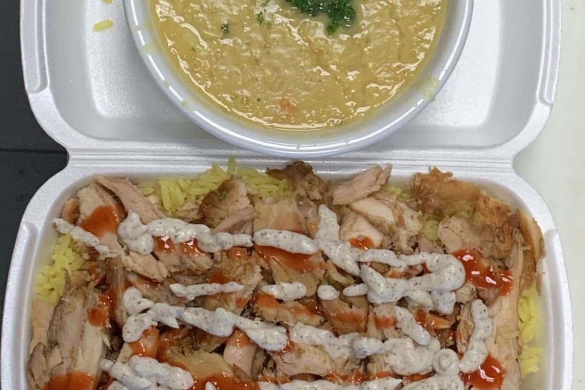 Chicken and Rice with Soup - Lunch Special