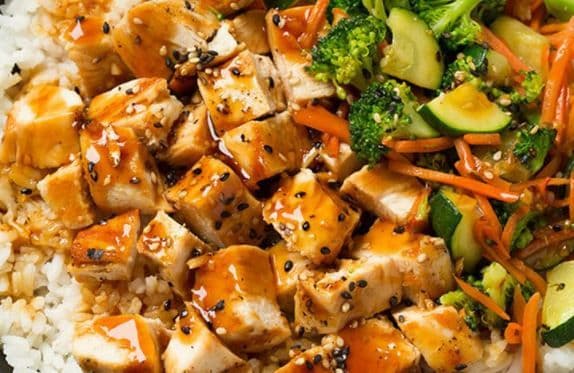 High End Bistro End Chicken Rice Bowl