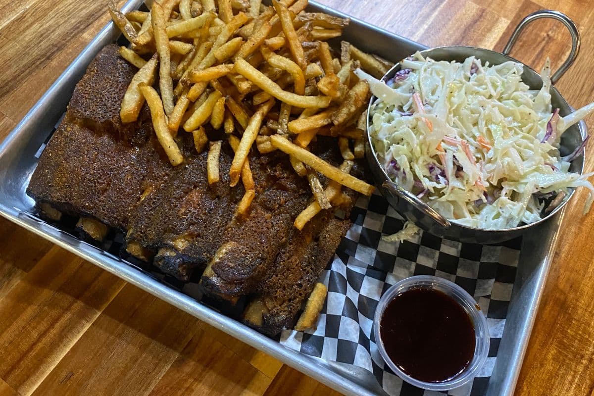 Mephis smoked half rack ribs