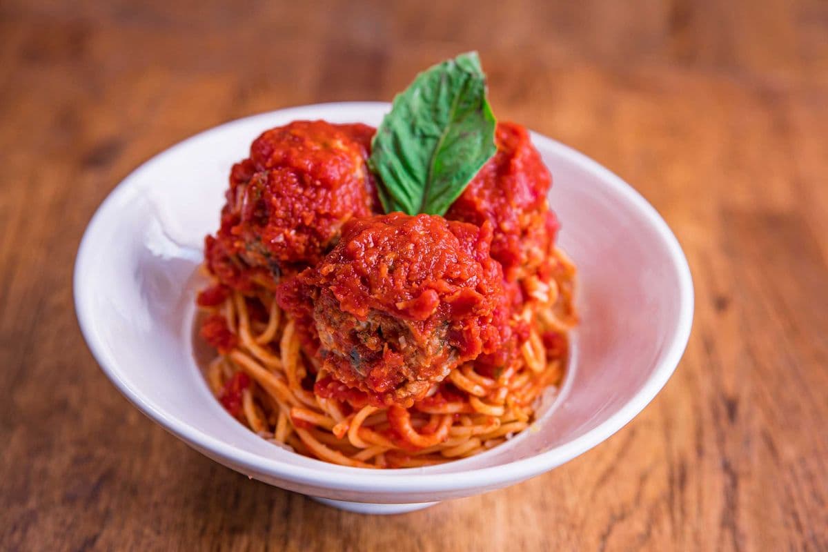 Spaghetti and Eggplant "Meat"balls