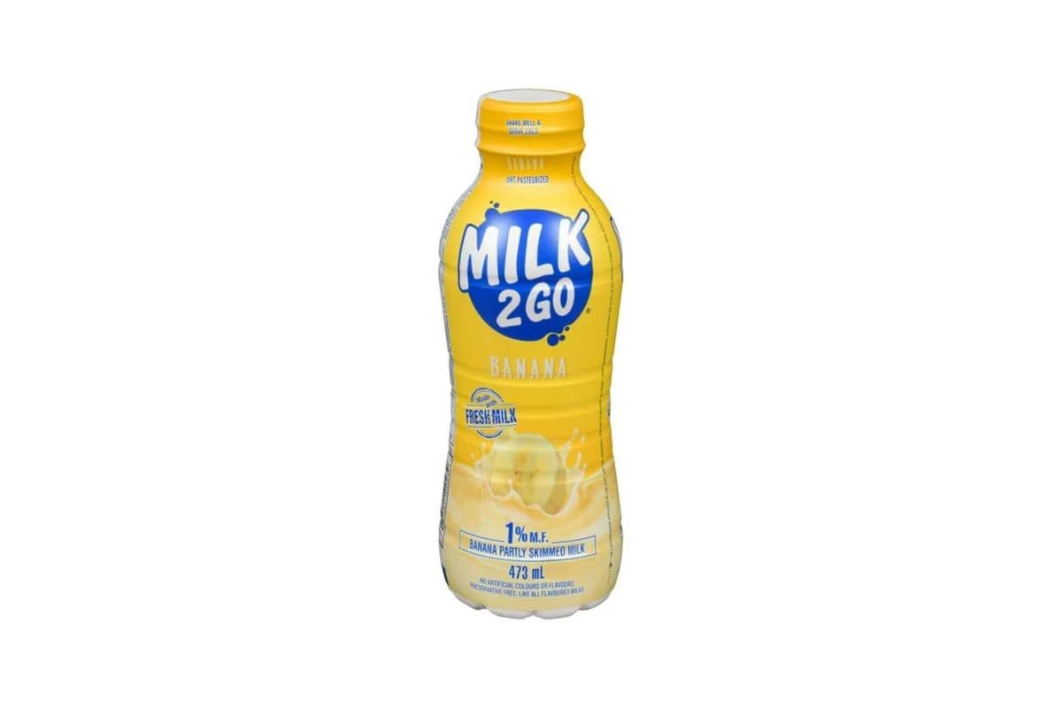 Milk's Go 1% Banana Partly Skimmed Milk 473 mL (473ML)