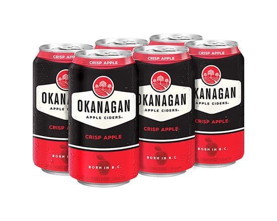 OKANAGAN CRISP APPLE 6 CAN (6 x 355ml)
