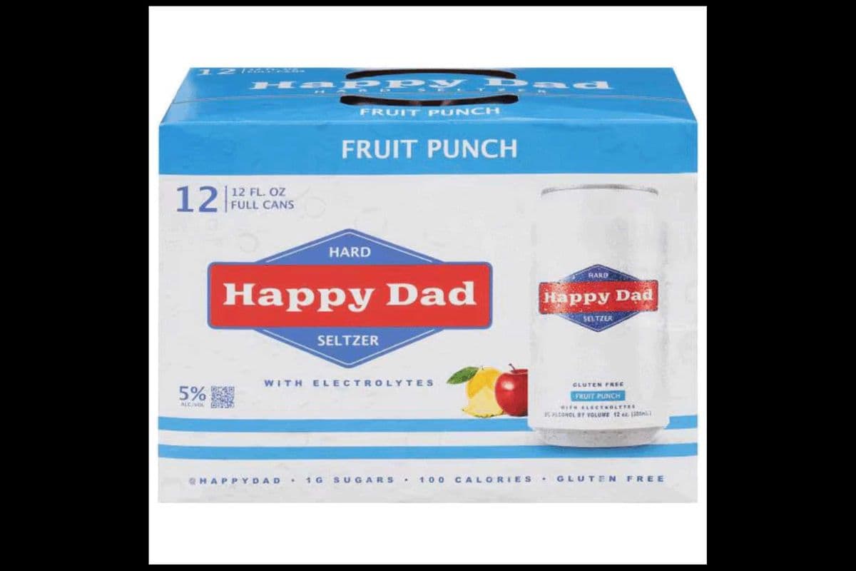 HAPPY DAD HARD SELTZER FRUIT PUNCH (1 x 355ML)
