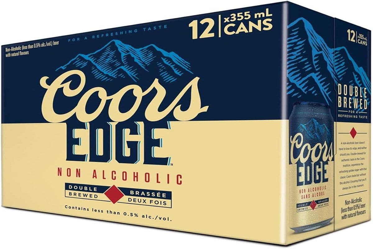 COORS EDGE 0.5 12 CANS (12 x 355 ML)