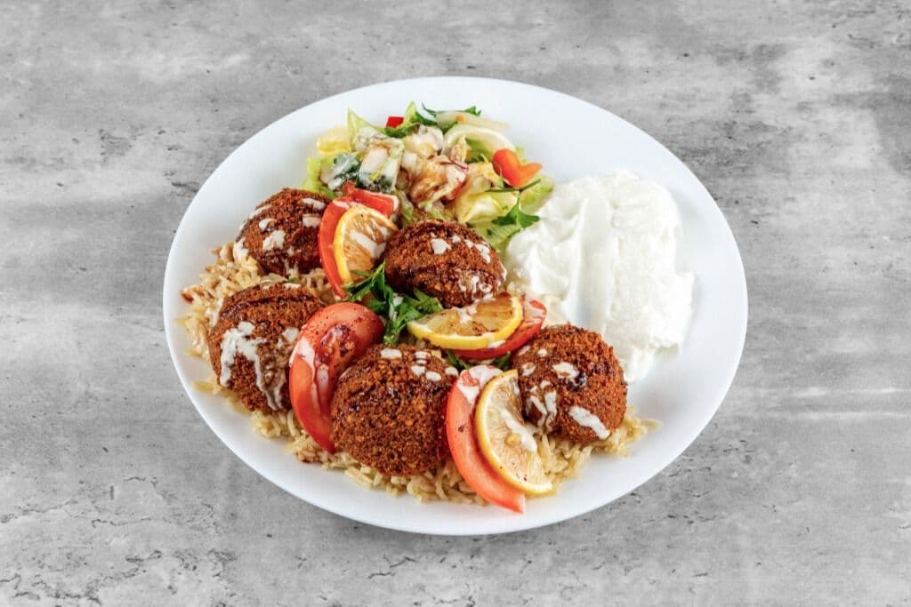 Falafel Shawarma Platter