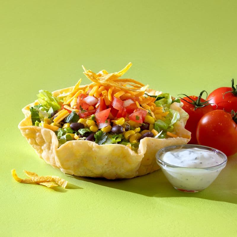 Small Bean & Corn Taco Salad