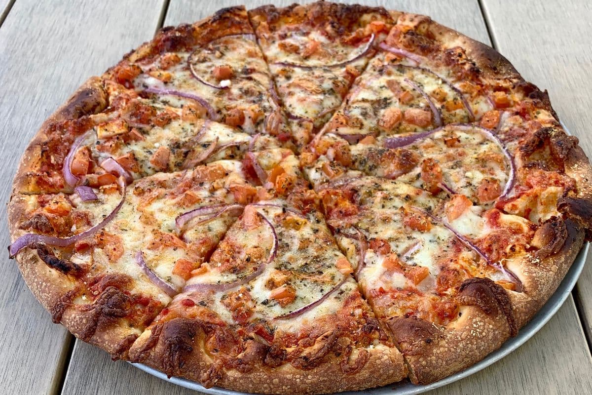 21" Tray Bruschetta Pizza