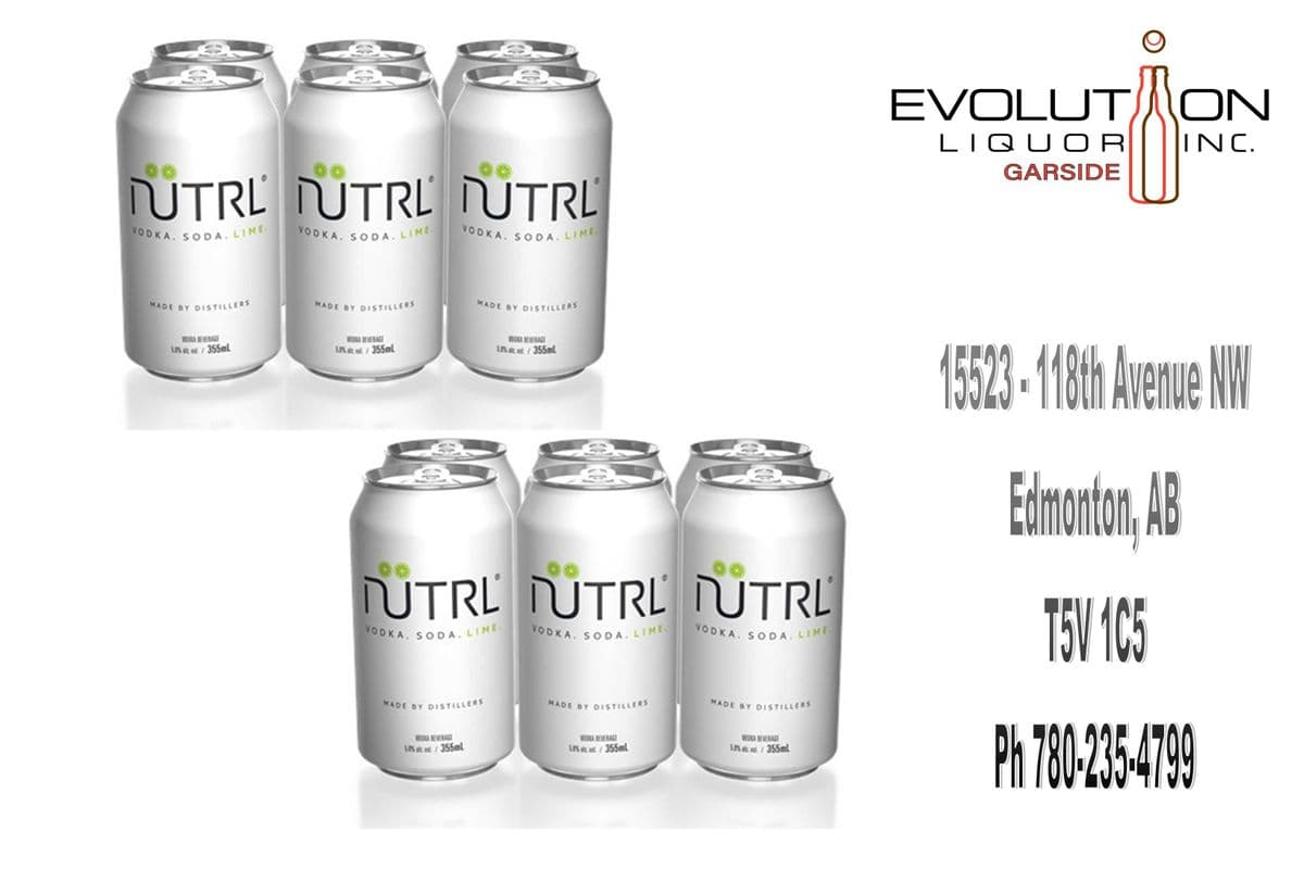 Nutrl Vodka Soda Lime C355-12 (12 x 355ml Can)